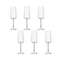 SUMMA Rhone Copa Cava, Copa de Cristal para Cava, 24 cl / 226 mm de Alto, Borde Fino (Set de 6)