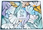 MOOVING Calendario de pared floral mensual 2027 325x250 mm