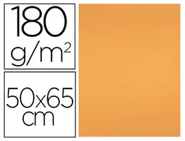 Liderpapel Cartulina 50x65 cm 180 gr Nectarina para Dibujo y Manualidades