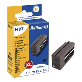 Pelikan H97 Black Cartucho de Tinta Compatible de Alto Rendimiento (XL)