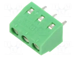 Phoenix Contact MKDS1/3-3.81 Conector de listón para impresión de alimentación, 3 pines, 17,5A, 200V, verde