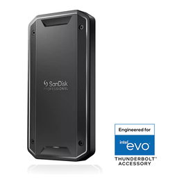 Sandisk Professional Pro G40 4TB Thunderbolt 3 40Gbps USB-C 10Gbps Ultra-rugged IP68 dust/water resistance