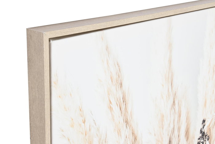 DKD Home Decor Cuadro de Flor Seca en Lienzo, Pack de 2