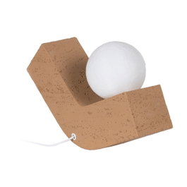 Ixia Lámpara de Mesa Beige en Poliresina