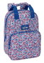 Mochila Escolar Nait Nait Flores coimbra azul Azul 20 x 28 x 8 cm