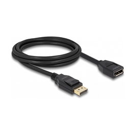 Delock Alargador Cable DisplayPort 1.2 4K 60Hz 3m Hembra-Macho