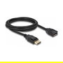Delock Alargador Cable DisplayPort 1.2 4K 60Hz 3m Hembra-Macho