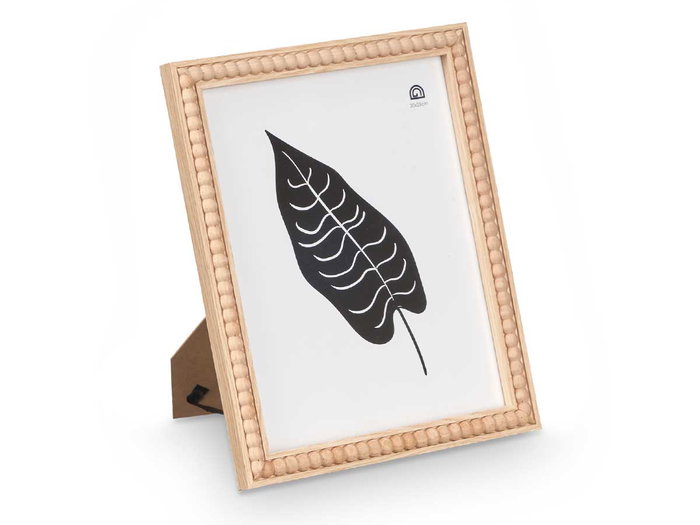 Giftdecor Portafotos Natural Bolas 20 x 25 cm Madera Plástico (Set de 12)