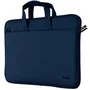 Trust Bologna Slim Eco - Maletín Portátil 14" Compartimento Acolchado, Bolsillo Frontal, Azul