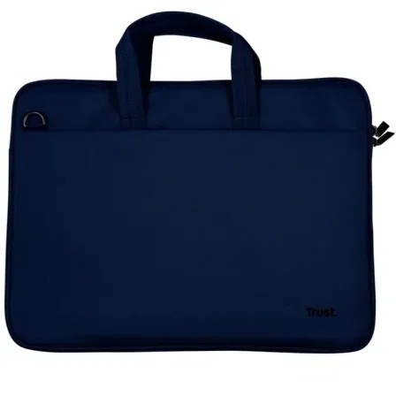 Trust Bologna Slim Eco - Maletín Portátil 14" Compartimento Acolchado, Bolsillo Frontal, Azul Trust Bologna Slim Eco - Maletín Portátil 14" Compartimento Acolchado, Bolsillo Frontal, Azul