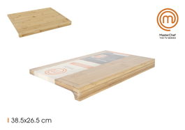Masterchef Tabla Bambú Encimera 38.8 cm x 26.3 cm x 3.4 cm (4 Unidades)