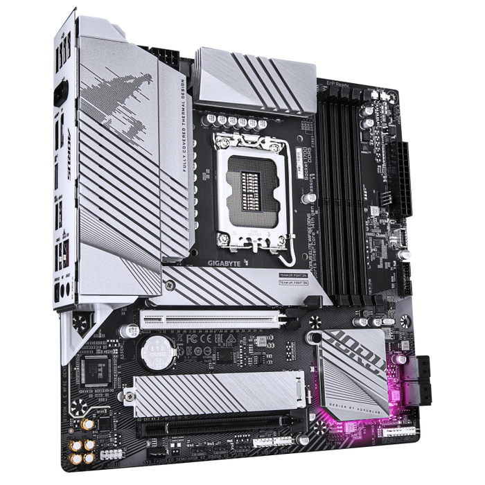 GIGABYTE B760M AORUS ELITE WIFI6E GEN5 Placa Base Intel LGA 1700 Micro ATX con Wi-Fi 6E, DDR5 (hasta 5600 MHz), PCIe 5.0, 2x M.2 PCIe 4.0, 2.5GbE LAN, USB 3.2 Gen 2x2