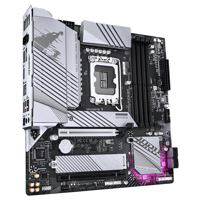 Gigabyte B760M Aorus Elite WiFi6E GEN5 Placa Base mATX - Chipset Intel B760, Socket LGA 1700, DDR5 5600MHz, Wi-Fi 6E, 2 x M.2 PCIe 4.0, LAN 2.5GbE, USB 3.2 Gen2x2