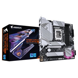 Gigabyte B760M Aorus Elite WiFi6E GEN5 Placa Base mATX - Chipset Intel B760, Socket LGA 1700, DDR5 5600MHz, Wi-Fi 6E, 2 x M.2 PCIe 4.0, LAN 2.5GbE, USB 3.2 Gen2x2