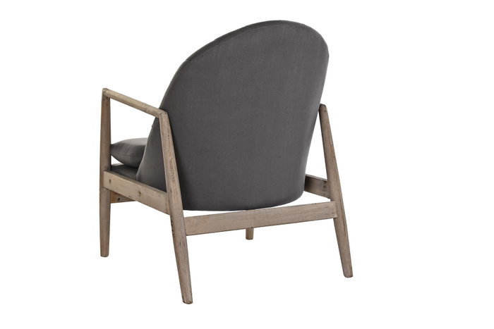 DKD Home Decor Butaca Moderno Gris Oscuro 69 x 89 x 68 cm