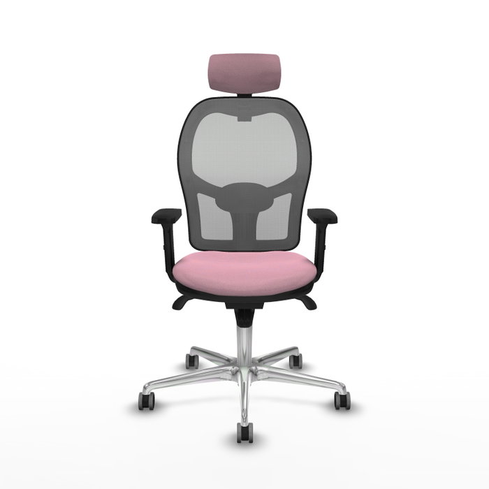 PIQUERAS Y CRESPO Silla de oficina Jorquera Rosa y Gris PIQUERAS Y CRESPO Silla de oficina Jorquera Rosa y Gris