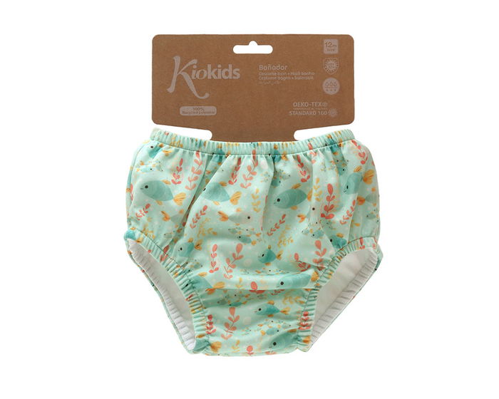 KioKids Bañador Pañal Niños con Protección Solar UPF 50+, Menta, 12 Meses, Ocean Dreams KioKids Bañador Pañal Niños con Protección Solar UPF 50+, Menta, 12 Meses, Ocean Dreams
