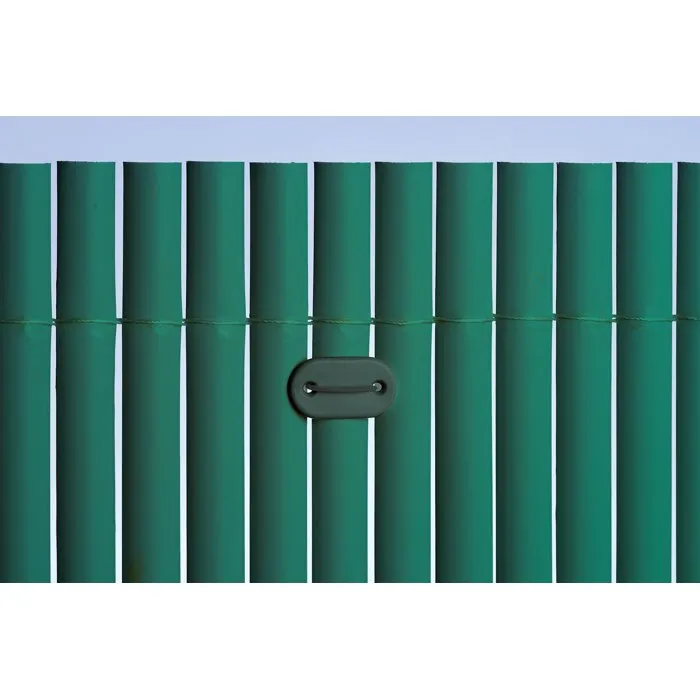 Nature PVC Canisse Doble Cara 10 mm, 1 x 3 m, Color Verde