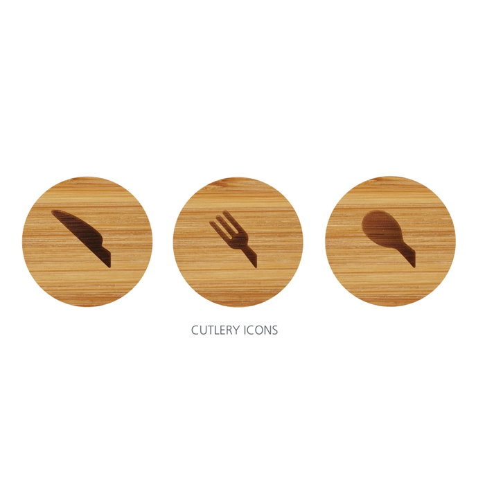 Joseph Joseph DrawerStore Bamboo Compact Organizador de Cubiertos de Bambú Compacto