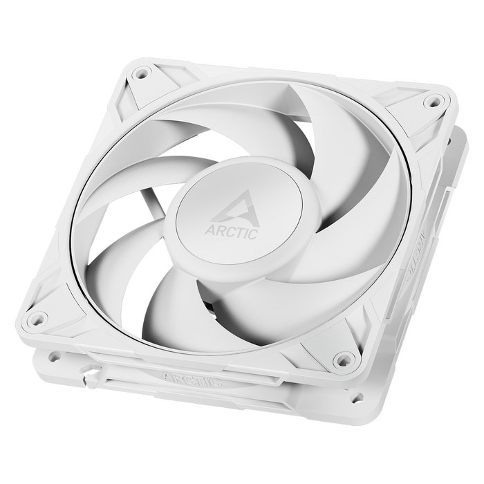 ARCTIC Ventilador 12 Pro PST (White), 12 cm, 131 m³/h, Blanco, 77 CFM, 600-3000 RPM, PWM, FDB