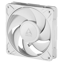 ARCTIC Ventilador 12 Pro PST (White), 12 cm, 131 m³/h, Blanco, 77 CFM, 600-3000 RPM, PWM, FDB