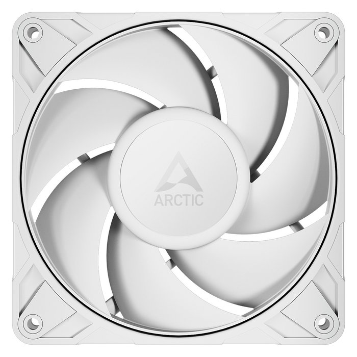 ARCTIC Ventilador 12 Pro PST (White), 12 cm, 131 m³/h, Blanco, 77 CFM, 600-3000 RPM, PWM, FDB