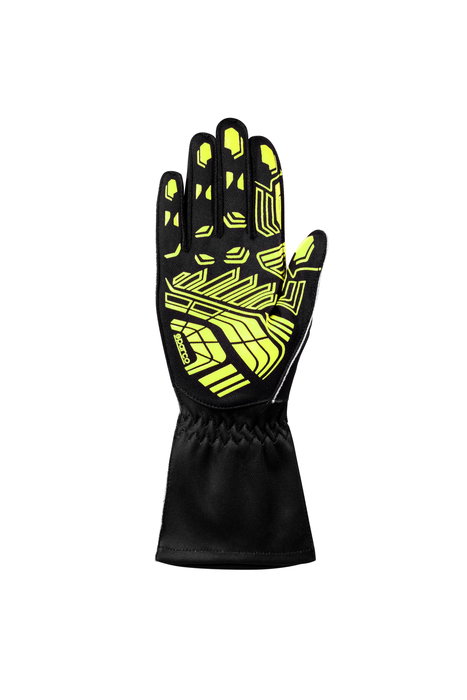 Sparco SBKG0004B0K08010 Guantes K-Attack 2025 Negro-Amarillo Talla 10
