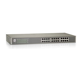 LevelOne Switch No Administrado FSW-2450 de 24 Puertos Fast Ethernet (10/100) Montaje en Rack