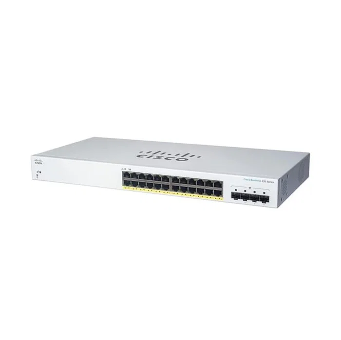Cisco CBS220-24FP-4G Smart 24-Port GE Full PoE Cisco CBS220-24FP-4G Smart 24-Port GE Full PoE
