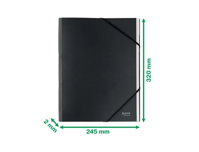 Leitz Carpeta Portafirmas de Cartón 6 Posiciones A4 Negro
