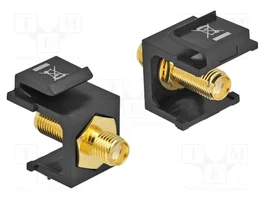 DeLOCK Módulo Keystone SMA hembra negro 86866