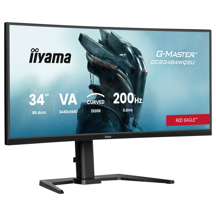 iiyama G-Master GCB3484WQSU-B2 Monitor Gaming Curvo 34 pulgadas UWQHD 200Hz