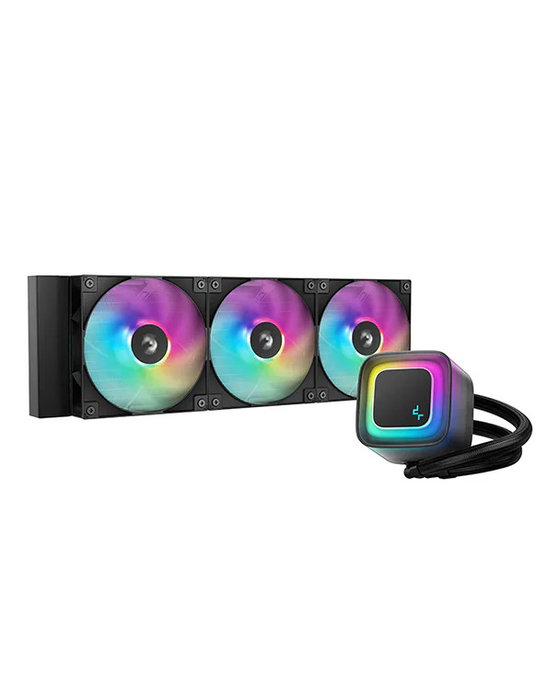 Deepcool LE360 V2 Zero Dark Kit de refrigeración líquida 3x 120mm Negro Deepcool LE360 V2 Zero Dark Kit de refrigeración líquida 3x 120mm Negro