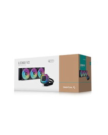 Deepcool LE360 V2 Zero Dark Kit de refrigeración líquida 3x 120mm Negro