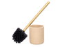 Berilo Escobillero de Poliresina Beige 10x35x10 cm (Set de 6)