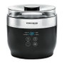 Rommelsbacher JG 80 Yogurtera Eléctrica para Yogur y Requesón, 1.2 L, Negro y Acero inoxidable