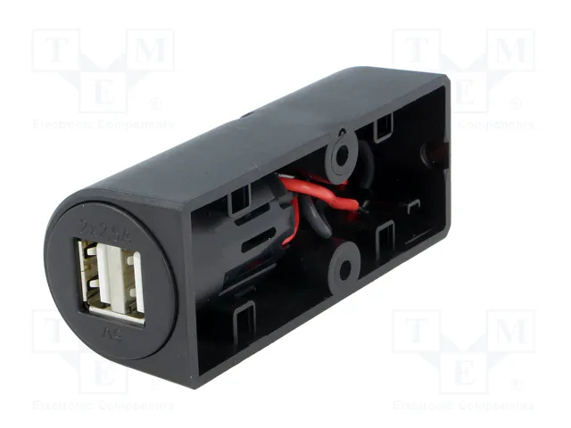 PRO CAR Alimentador USB con 2 puertos USB-A