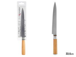 Kinvara Cuchillo Mediano Mango Madera 33.5 x 3 x 2.5 cm (Set de 24)