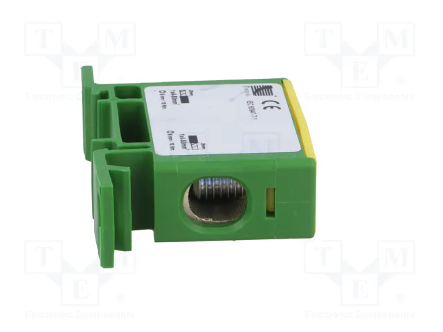 PAWBOL Conector de carril de 125A 600V 50mm2 (1 vía) PAWBOL Conector de carril de 125A 600V 50mm2 (1 vía)