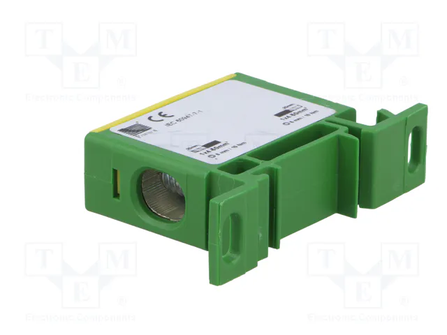 PAWBOL Conector de carril de 125A 600V 50mm2 (1 vía) PAWBOL Conector de carril de 125A 600V 50mm2 (1 vía)