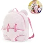 Corolle COR1740742275326 - Mochila portamuñecas para muñecas de 30 cm, peluche rosa, para niños a partir de 3 años