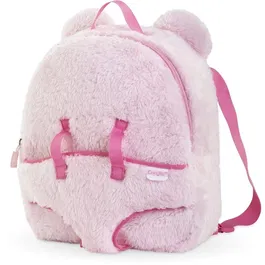Corolle COR1740742275326 - Mochila portamuñecas para muñecas de 30 cm, peluche rosa, para niños a partir de 3 años