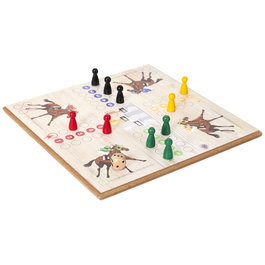 Mister Gadget Juego De Parchís De Madera Colección Vintage