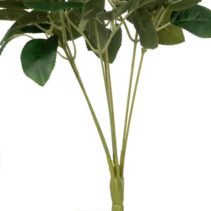 Bouquet Rosas Rosa Pvc-Tejido Decoración 43 cm (Set de 6)