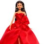 BARBIE Muñeca Signature Holiday Latina JJX67 con vestido rojo