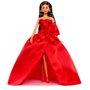 BARBIE Muñeca Signature Holiday Latina JJX67 con vestido rojo