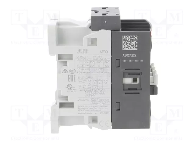 ABB AF 9A Contactor 3-polar NO x3