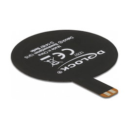 DeLOCK Antena NFC 13,56 MHz SMT FPC redonda interna negra con montaje adhesivo