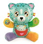 Clementoni Peluche Interactivo Baby Leopardo, Interactúa con su Perrito, Edad Mínima 6 Meses