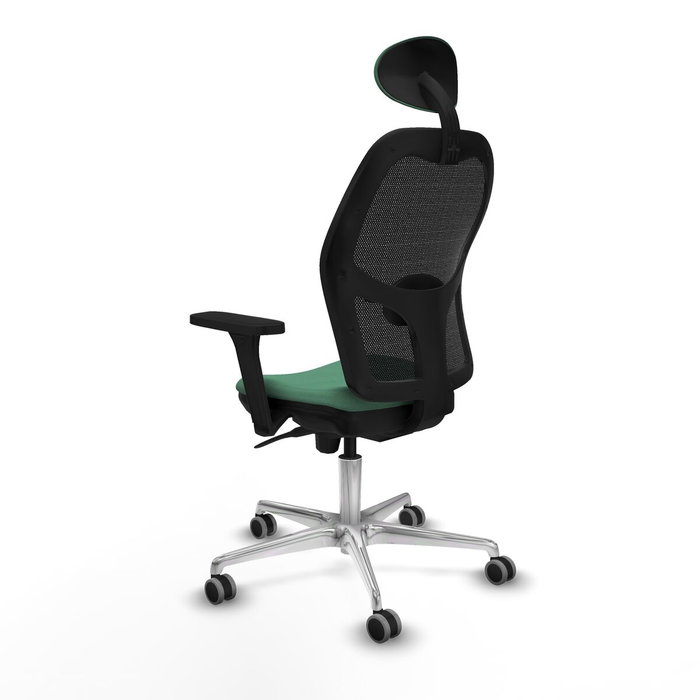 PIQUERAS Y CRESPO Silla de oficina Jorquera Verde Esmeralda y Negro